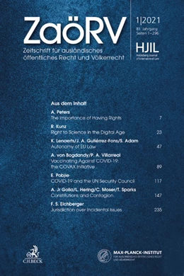 Abbildung von ZaöRV • Zeitschrift für ausländisches öffentliches Recht und Völkerrecht | 78. Auflage | 2024 | beck-shop.de