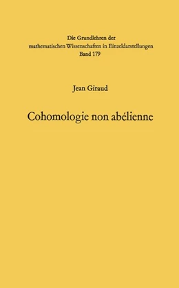 Abbildung von Giraud | Cohomologie non abelienne | 1. Auflage | 2020 | beck-shop.de