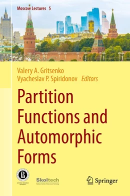 Abbildung von Gritsenko / Spiridonov | Partition Functions and Automorphic Forms | 1. Auflage | 2020 | beck-shop.de