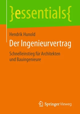 Abbildung von Hunold | Der Ingenieurvertrag | 1. Auflage | 2018 | beck-shop.de