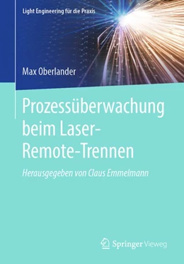 Abbildung von Oberlander | Prozessüberwachung beim Laser-Remote-Trennen | 1. Auflage | 2020 | beck-shop.de