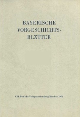 Cover:, Bayerische Vorgeschichtsblätter 2020