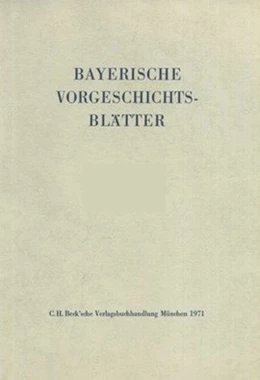 Abbildung von Bayerische Vorgeschichtsblätter 2020 | 1. Auflage | 2020 | beck-shop.de