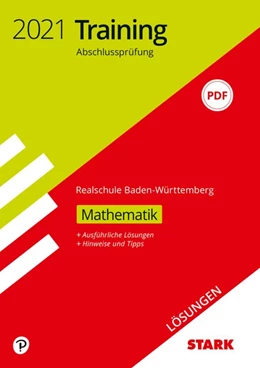 Abbildung von STARK Lösungen zu Training Abschlussprüfung Realschule 2021 - Mathematik - BaWü | 1. Auflage | 2020 | beck-shop.de