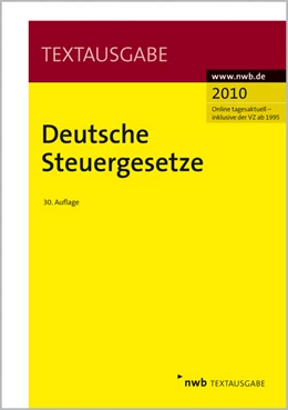 Abbildung von Deutsche Steuergesetze 2010 | 30. Auflage | 2010 | beck-shop.de