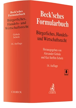 Abbildung von Beck'sches Formularbuch Bürgerliches, Handels- und Wirtschaftsrecht | 14. Auflage | 2022 | beck-shop.de