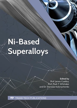 Abbildung von Coakley / Whittaker | Ni-Based Superalloys | 1. Auflage | 2020 | beck-shop.de