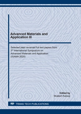 Abbildung von Kaloop | Advanced Materials and Application III | 1. Auflage | 2020 | beck-shop.de
