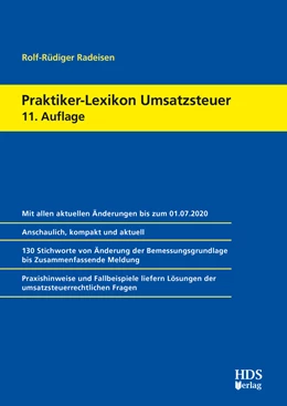 Abbildung von Radeisen | Praktiker-Lexikon Umsatzsteuer | 11. Auflage | 2020 | beck-shop.de