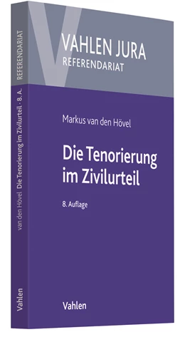 Abbildung von van den Hövel | Die Tenorierung im Zivilurteil | 8. Auflage | 2020 | beck-shop.de