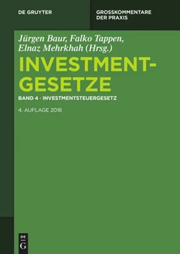Abbildung von Baur / Tappen | Investmentsteuergesetz | 1. Auflage | 2021 | beck-shop.de