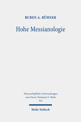 Abbildung von Bühner | Hohe Messianologie | 1. Auflage | 2020 | beck-shop.de