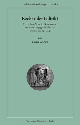 Abbildung von Grimm | Recht oder Politik? | 1. Auflage | 2020 | beck-shop.de