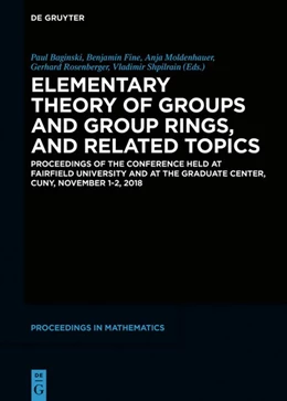 Abbildung von Baginski / Fine | Elementary Theory of Groups and Group Rings, and Related Topics | 1. Auflage | 2020 | beck-shop.de