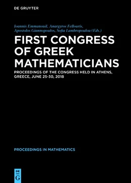 Abbildung von Emmanouil / Fellouris | First Congress of Greek Mathematicians | 1. Auflage | 2020 | beck-shop.de