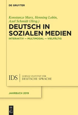 Abbildung von Marx / Lobin | Deutsch in Sozialen Medien | 1. Auflage | 2020 | beck-shop.de