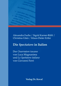Abbildung von Fuchs / Karner-Rühl | Die Spectators in Italien | 1. Auflage | 2020 | 36 | beck-shop.de