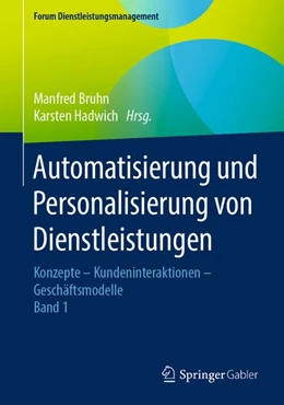 Abbildung von Bruhn / Hadwich | Automatisierung und Personalisierung von Dienstleistungen | 1. Auflage | 2020 | beck-shop.de