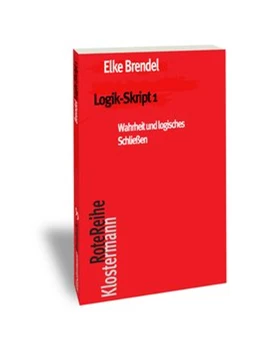 Abbildung von Brendel | Logik-Skript 1 | 2. Auflage | 2020 | beck-shop.de