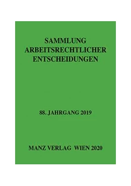 Abbildung von Weiß | Sammlung arbeitsrechtlicher Entscheidungen | 1. Auflage | 2020 | beck-shop.de