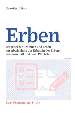 Abbildung von Horn | Erben | 4. Auflage | 2022 | beck-shop.de