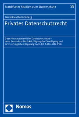 Abbildung von Bunnenberg | Privates Datenschutzrecht | 1. Auflage | 2020 | 58 | beck-shop.de