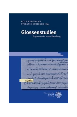 Abbildung von Bergmann / Stricker | Glossenstudien | 1. Auflage | 2020 | 70 | beck-shop.de