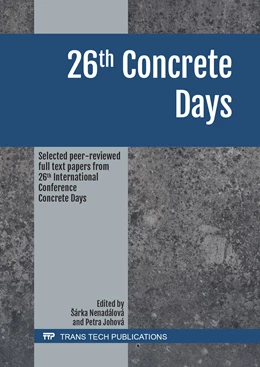 Abbildung von Nenadálová / Johová | 26th Concrete Days | 1. Auflage | 2020 | beck-shop.de