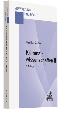 Abbildung von Pientka / Zerbin | Kriminalwissenschaften II | 3. Auflage | 2021 | beck-shop.de