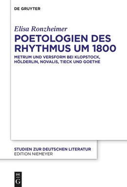 Abbildung von Ronzheimer | Poetologien des Rhythmus um 1800 | 1. Auflage | 2020 | beck-shop.de