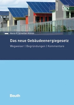 Abbildung von Schettler-Köhler | Das neue Gebäudeenergiegesetz | 1. Auflage | 2021 | beck-shop.de