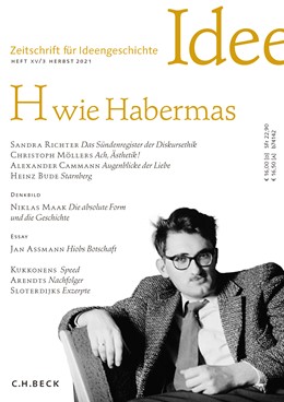Cover:, Zeitschrift für Ideengeschichte Heft XV/3 Herbst 2021