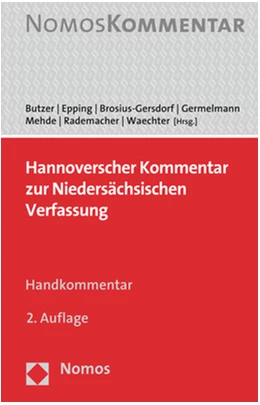 Abbildung von Butzer / Epping | Hannoverscher Kommentar zur Niedersächsischen Verfassung | 2. Auflage | 2021 | beck-shop.de
