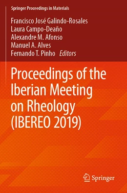 Abbildung von Galindo-Rosales / Campo-Deaño | Proceedings of the Iberian Meeting on Rheology (IBEREO 2019) | 1. Auflage | 2020 | beck-shop.de