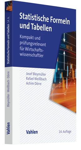 Abbildung von Bleymüller / Weißbach | Statistische Formeln und Tabellen | 14. Auflage | 2021 | beck-shop.de