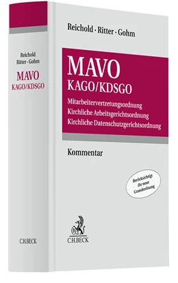 Abbildung von Reichold / Ritter | MAVO/KAGO/KDSGO | 1. Auflage | 2023 | beck-shop.de