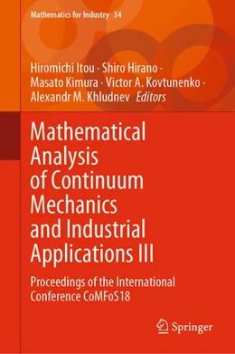Abbildung von Itou / Hirano | Mathematical Analysis of Continuum Mechanics and Industrial Applications III | 1. Auflage | 2020 | beck-shop.de