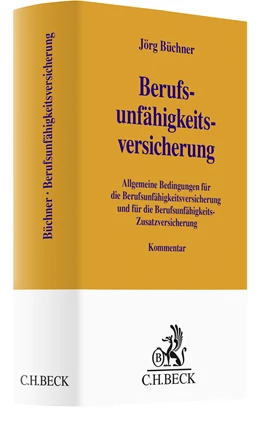 Abbildung von Büchner | Berufsunfähigkeitsversicherung | 1. Auflage | 2024 | beck-shop.de