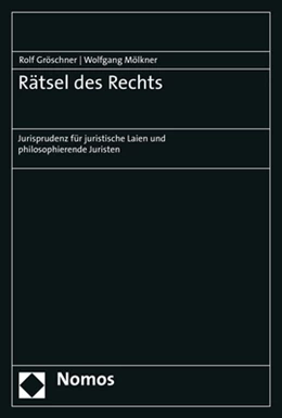 Abbildung von Gröschner / Mölkner | Rätsel des Rechts | 1. Auflage | 2020 | beck-shop.de