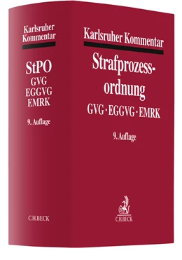 Abbildung von Karlsruher Kommentar zur Strafprozessordnung: StPO | 9. Auflage | 2023 | beck-shop.de