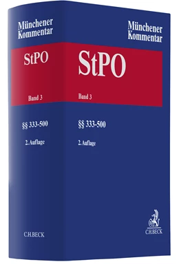 Abbildung von Münchener Kommentar zur Strafprozessordnung: StPO, Band 3: §§ 333-500 StPO | 2. Auflage | 2024 | beck-shop.de