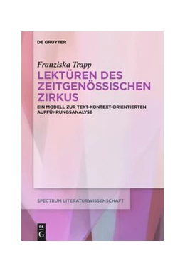 Abbildung von Trapp | Lektüren des Zeitgenössischen Zirkus | 1. Auflage | 2020 | beck-shop.de