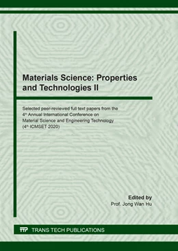 Abbildung von Hu | Materials Science: Properties and Technologies II | 1. Auflage | 2020 | beck-shop.de