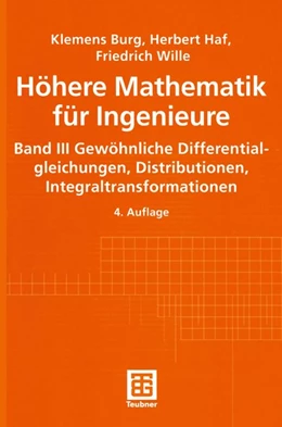 Abbildung von Burg / Haf | Höhere Mathematik für Ingenieure | 4. Auflage | 2013 | beck-shop.de