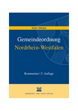 Abbildung von Held / Winkel | Gemeindeordnung Nordrhein-Westfalen | 5. Auflage | 2020 | beck-shop.de