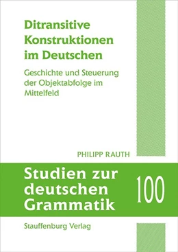 Abbildung von Rauth | Ditransitive Konstruktionen im Deutschen | 1. Auflage | 2020 | beck-shop.de