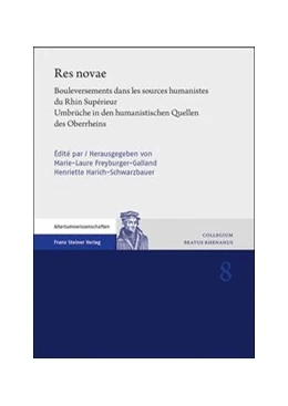 Abbildung von Freyburger-Galland / Harich-Schwarzbauer | Res novae | 1. Auflage | 2020 | 8 | beck-shop.de