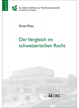 Abbildung von Platz | Der Vergleich im schweizerischen Recht | 1. Auflage | 2014 | Band 24 | beck-shop.de