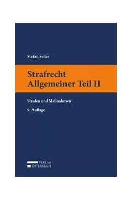 Abbildung von Seiler | Strafrecht Allgemeiner Teil II | 9. Auflage | 2020 | beck-shop.de