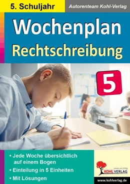 Abbildung von Vatter | Wochenplan Rechtschreibung / Klasse 5 | 1. Auflage | 2021 | beck-shop.de